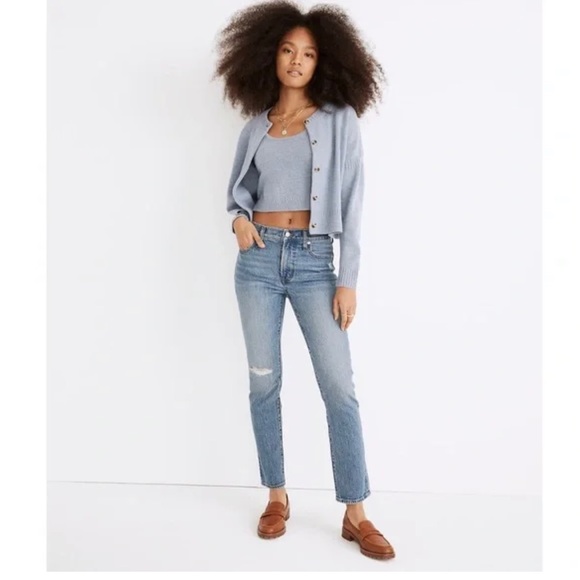 Madewell The Mid-Rise Perfect Vintage Distressed Jeans - Picture 2 of 10